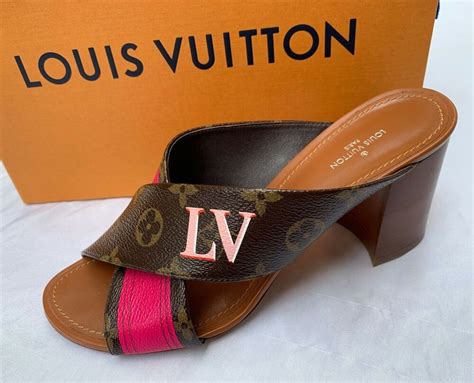 louis vuitton panorama mule|louis vuitton mules for women.